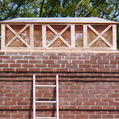 Chimney with Copper Top